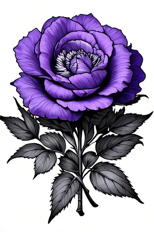 Violet Bouqet Simple