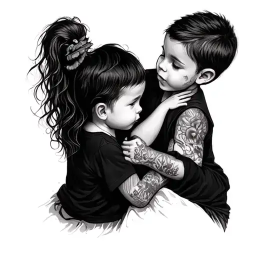 A Child W Divorced Parents Fighting Each Other And Giving No Attention To Him