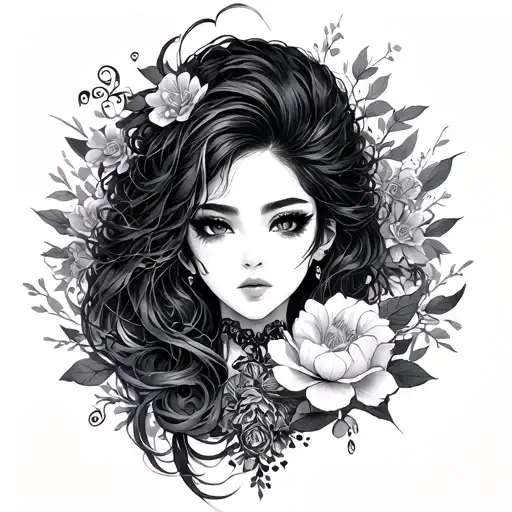 Yurijo Hama Inspired Tattoo Design