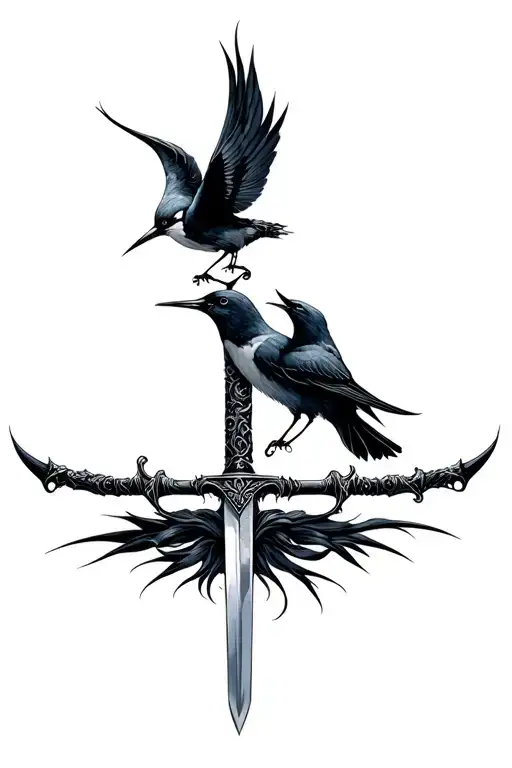 Flute Birds Sword