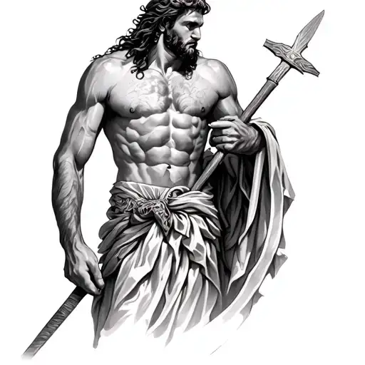 David The Goliath Sleeve Biblical