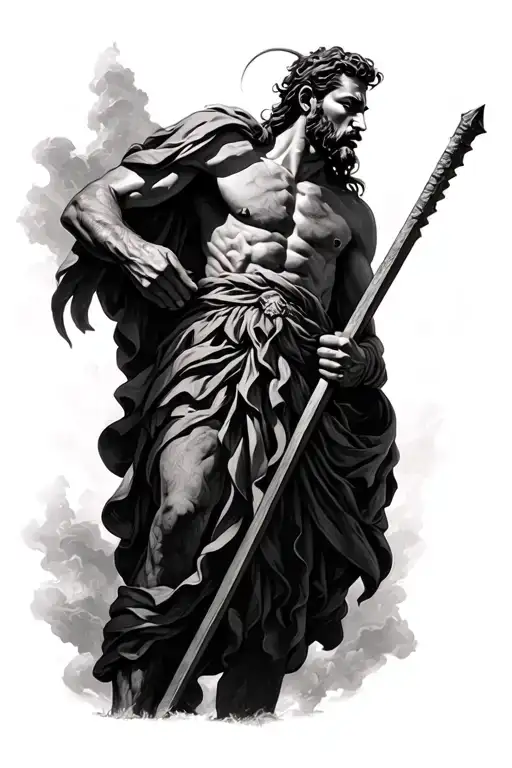 David The Goliath Sleeve Biblical