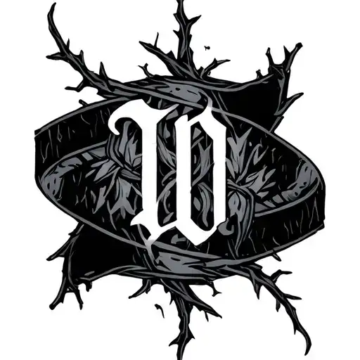 Type O Negative October Rust Thorns Inspired Tattoo Wrist Band