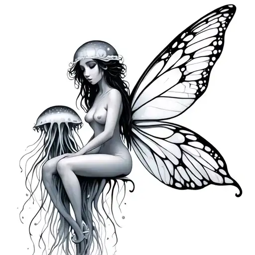 J Jellyfish Fucking A Fairy Sitting