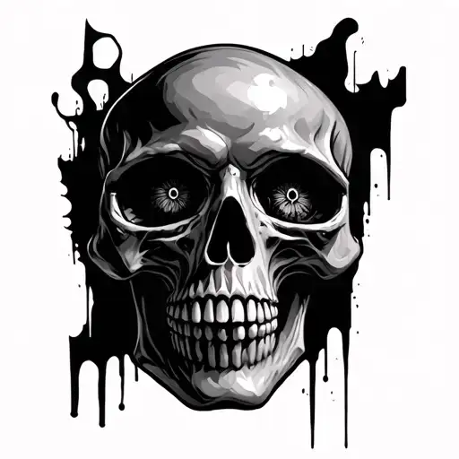 Broten Skull On The Left Eye Sockets