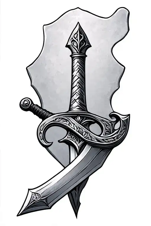 Simple Medieval Sword Simple