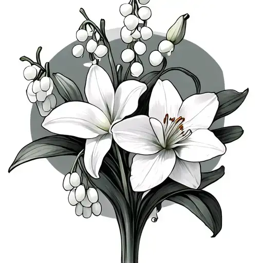 Narcissus And Lily Of The Valley