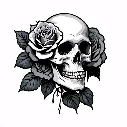 Skull Roses