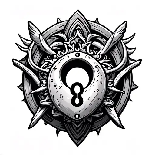 Chastity Lock Design Symbolizing