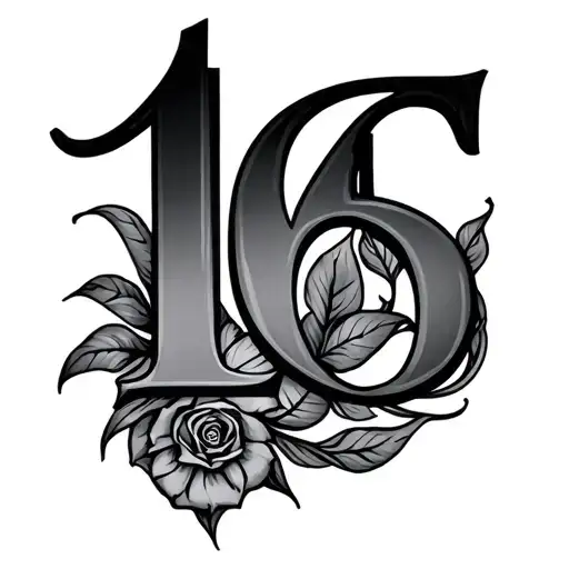 Number 16 Below The Number 08