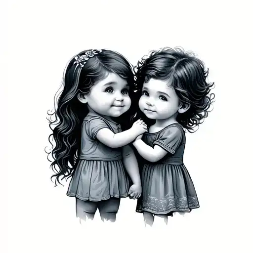 Children Holding Hands