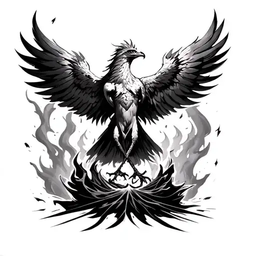 Phoenix Rising From The Ashes