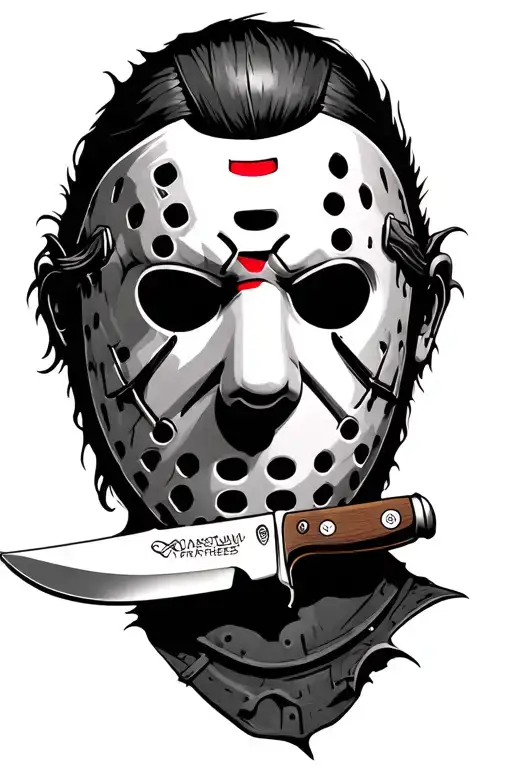 Micheal Myers Knife With Jason Voorhees