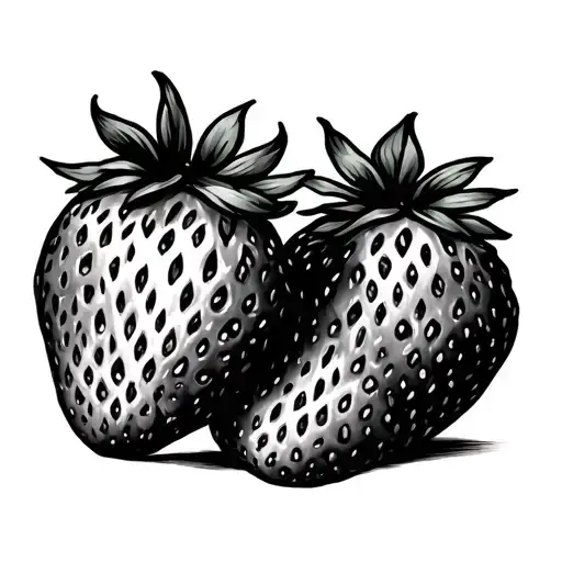 Pacha Ibiza Logo Only The Outline Made Strawberries
