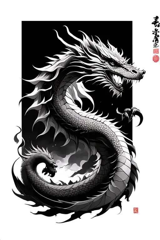 Dragon In Kunlun Mountains