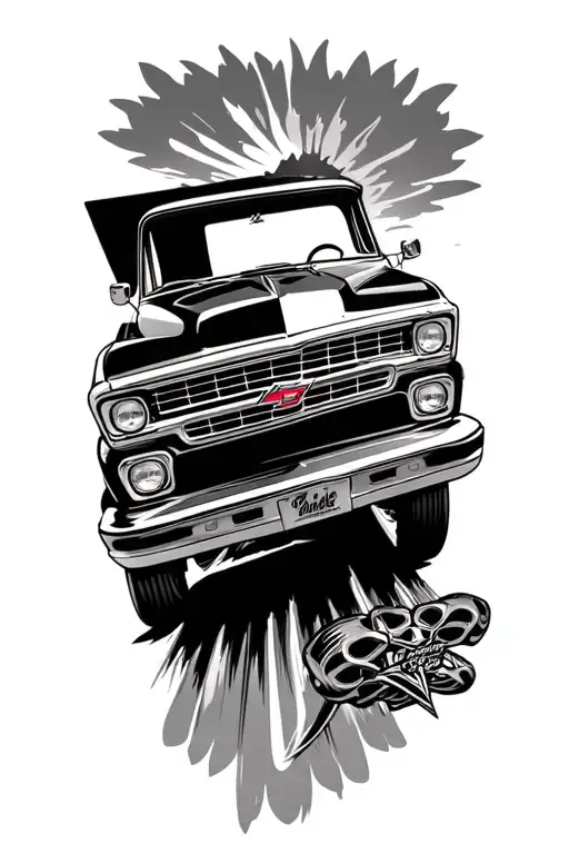 Obs Chevrolet Drag Racing Pickup Truck