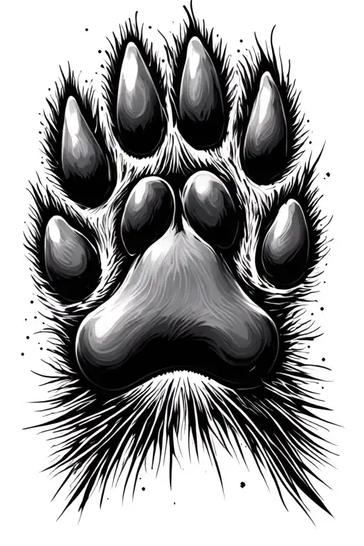 Dog Paw Print