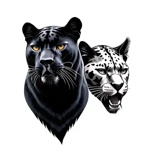 Name Areesh And A Black Panther Face