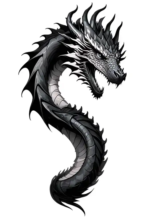 Realistic Dragon Breathing Fire