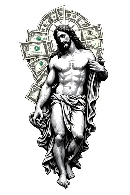 Jesus Money On Cross
