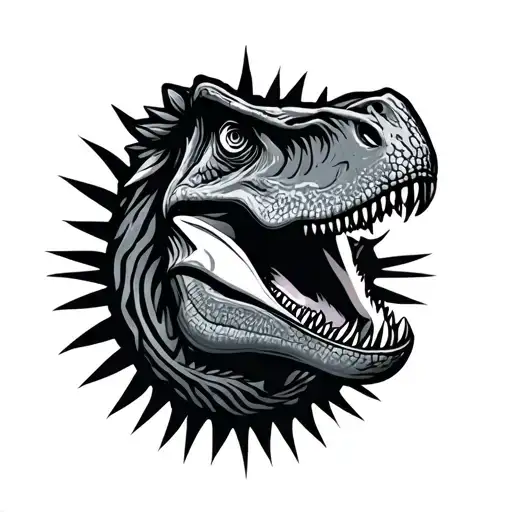 Adoption Symbol With T-rex