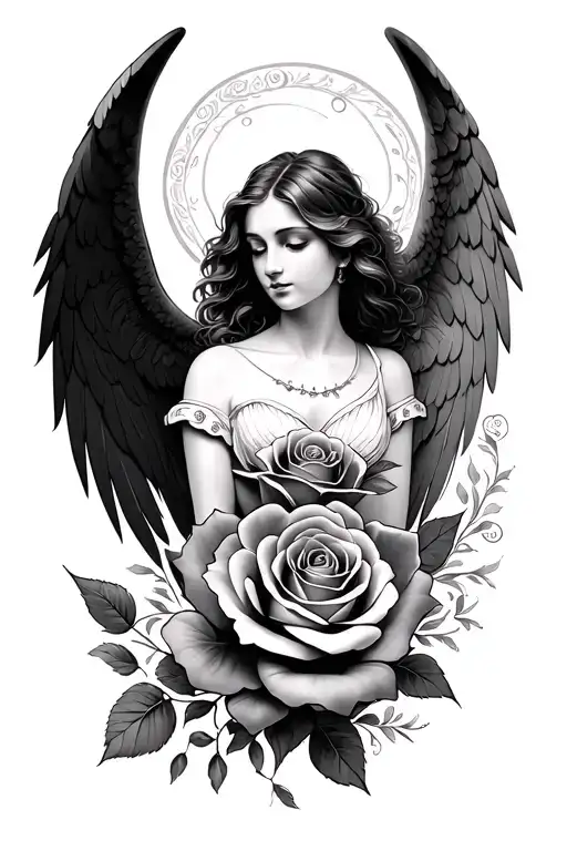 Rose And Angel