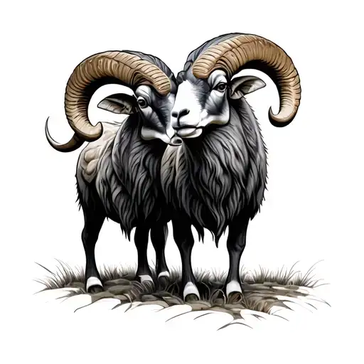Ram With Twins