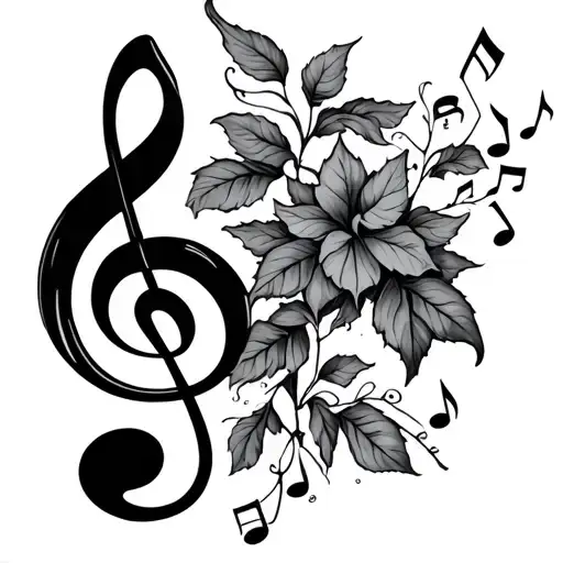 Music Note Vine Wrapping