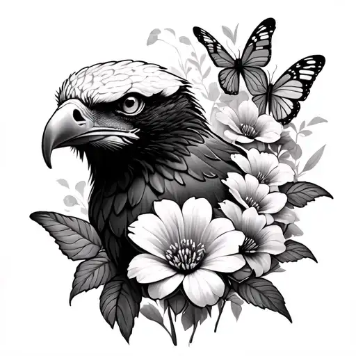 Eagle Flowers Butterflies Money Casino