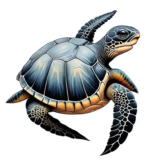 Ocean Turtle Playing