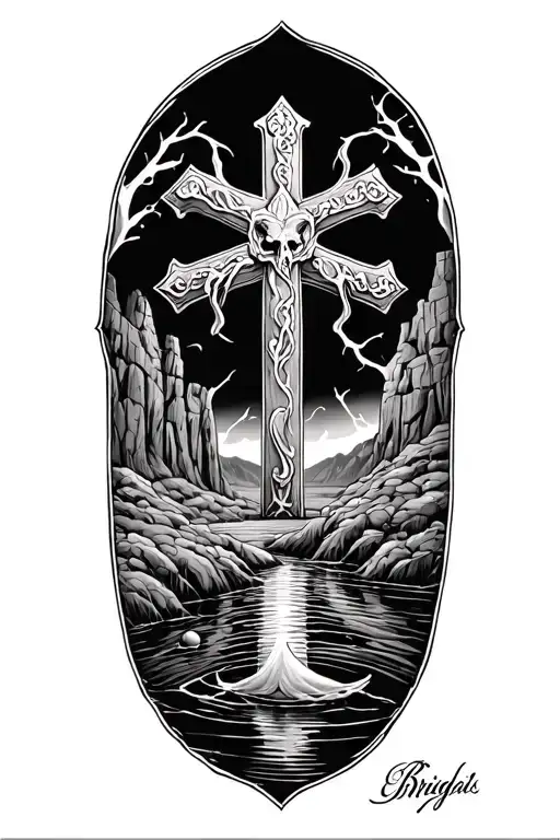 Charon And River Of St Brigid's Cross