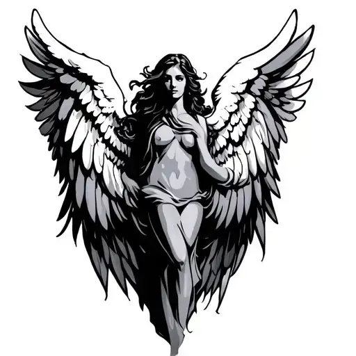 The Word 'Stone'angel Wings