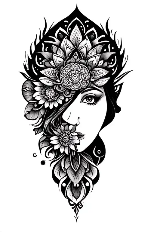 A Combination Of Mandala Style And Insights