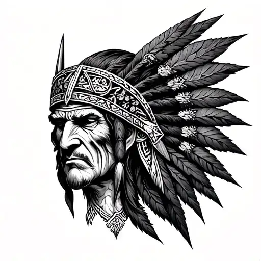 German Irish Native American Norse Mythology Inspired