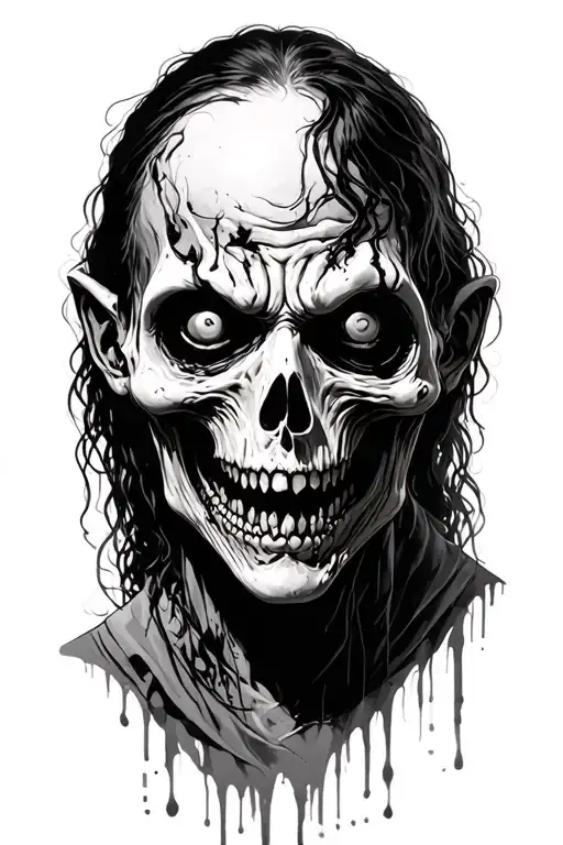 Dark Horror Movie Scene