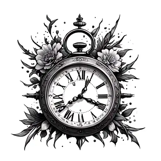 Phoneix And Brocken Clock