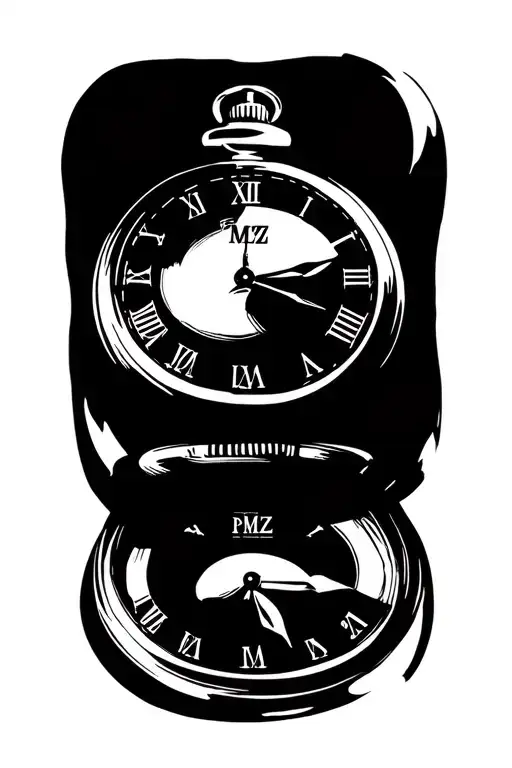 One Pocket Watch With The Initials Pmz With The Year 22' And One Pocket Watch With The Initial Mzp