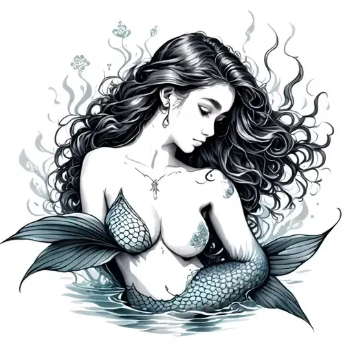 Topless Mermaid