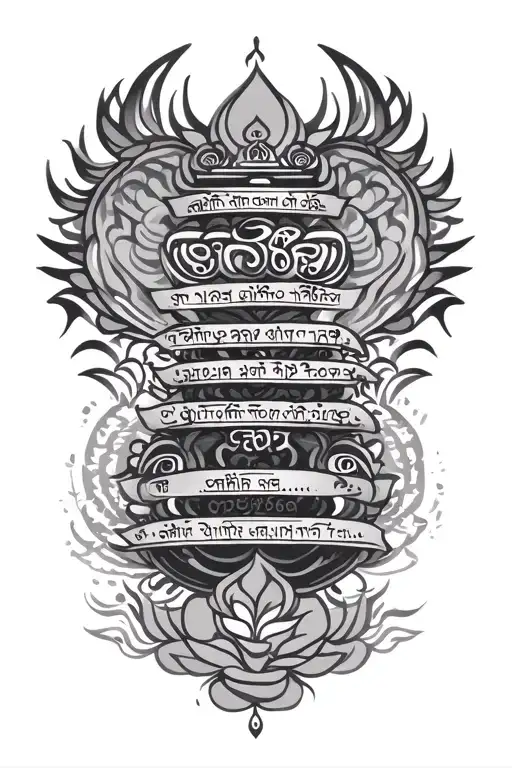 Sanskrit Shloka With Artwork