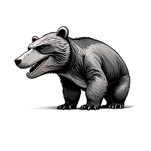 Dinasour Loves A Bear