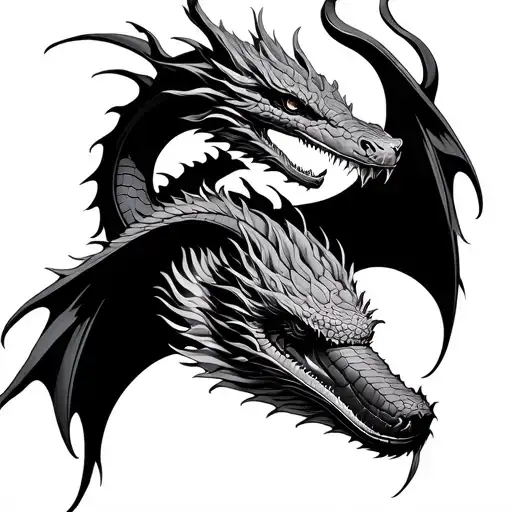 Cobra And Dragon Morphed