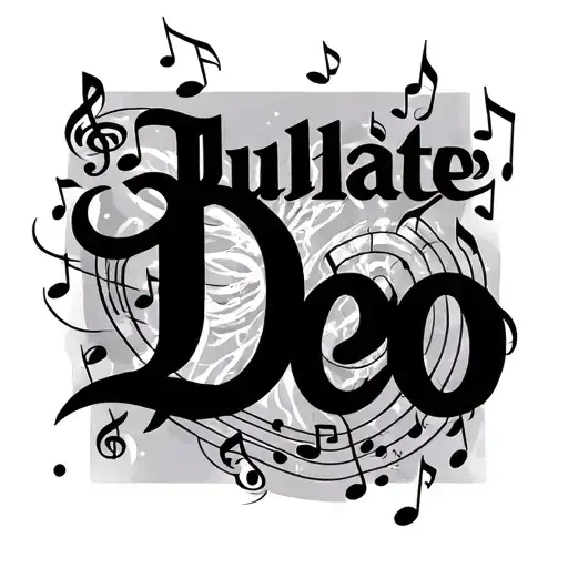 The Words Jubilate Deo With Music Or Song