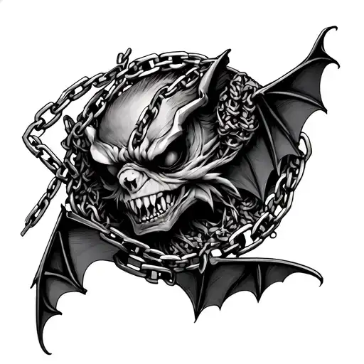 Incorporate A Lot Of Small Bats And Chains For A Fore Arm