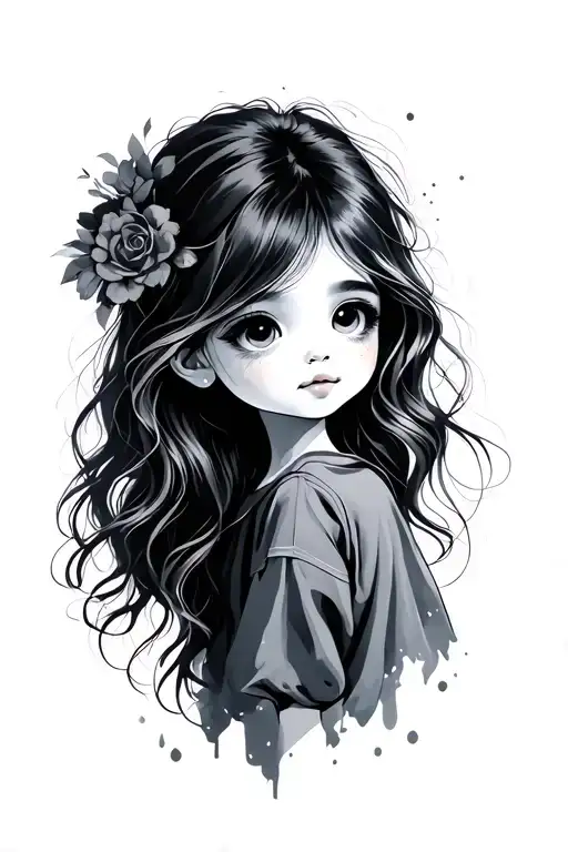 Daughter Shadow Walking