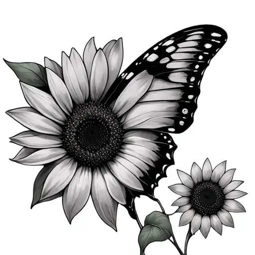 Sunflower Butterfly