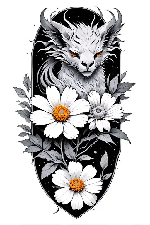 Chimera And Cosmos Flower