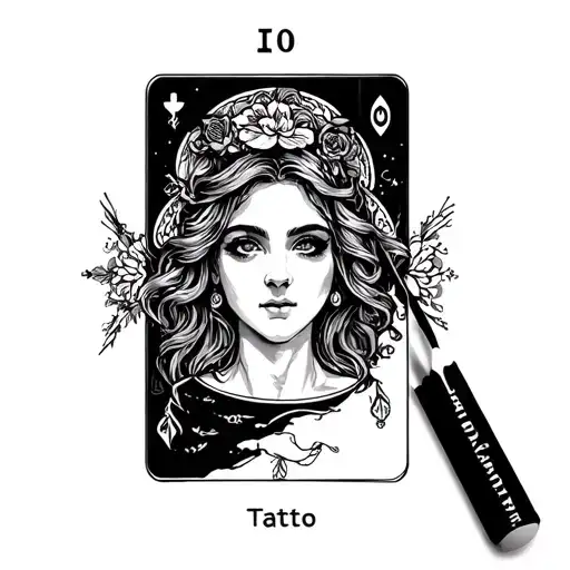 Tattoo Artist Tarot Card
