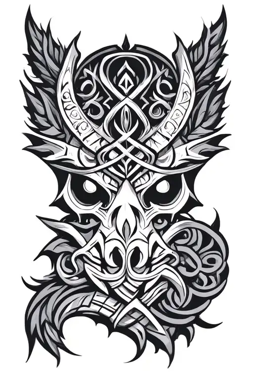 Anglo Saxon Tribal Inspired