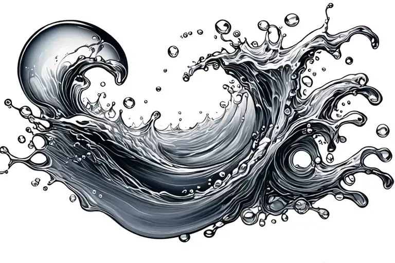 Bubble And Water Waves