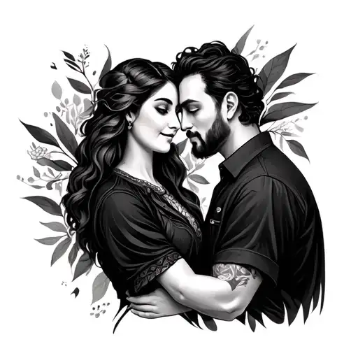 Mother And Father Holding